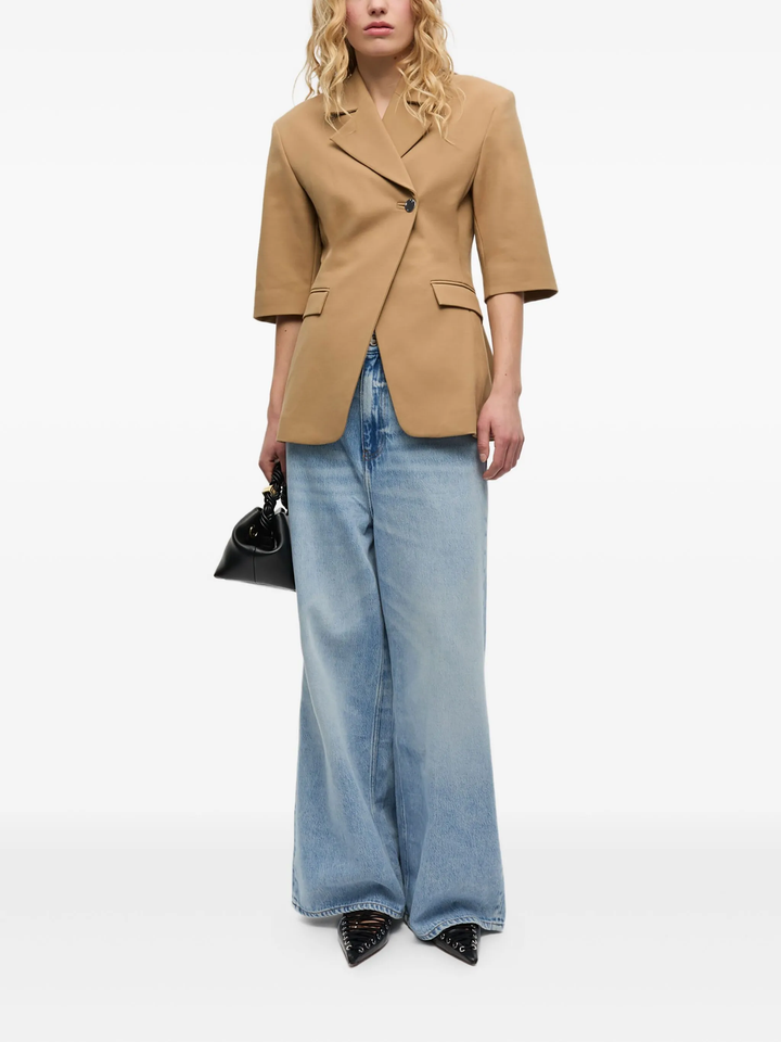 Soft Rigid Denim Baggy Jeans