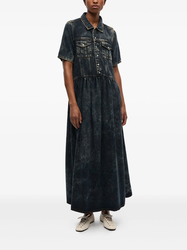 Light Denim Long Dress