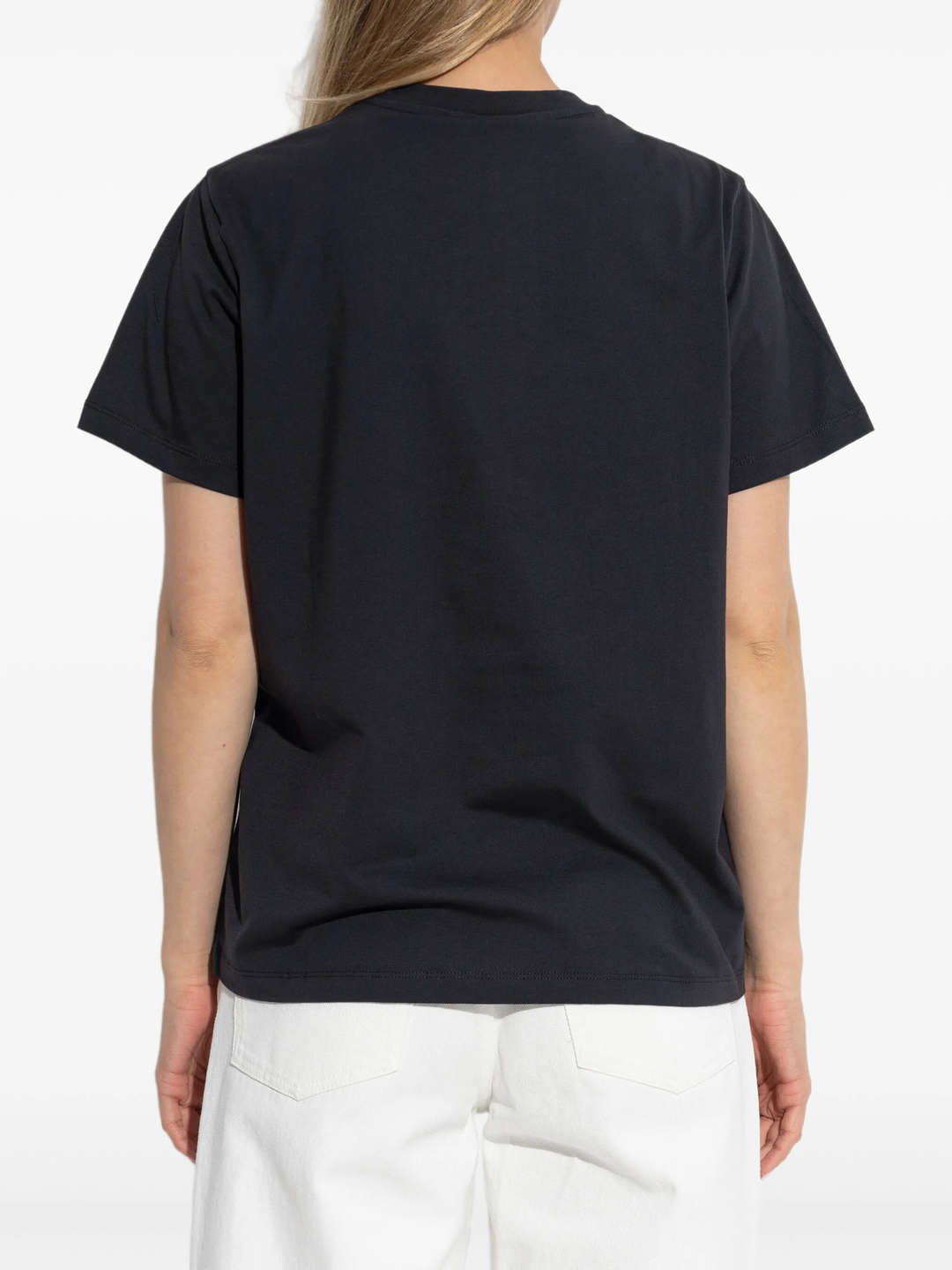 Basic Cotton Jersey Damask T-Shirt