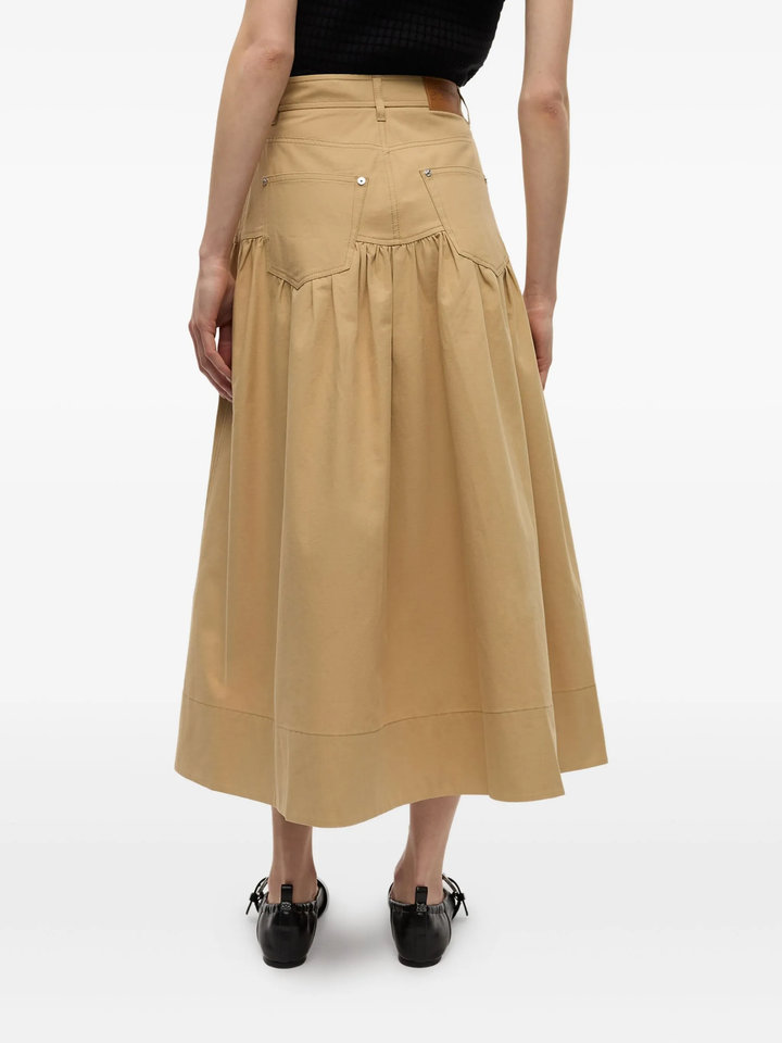 Classic Summer Suiting Long Skirt