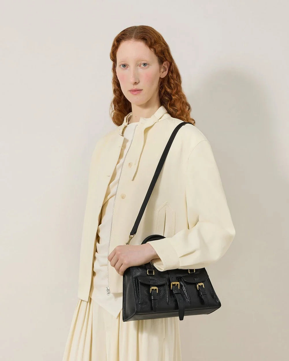 Small Roxanne High Shine Leather
