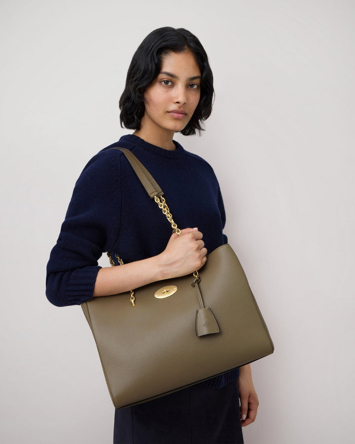 Lily Chain Tote Small Classic Grain