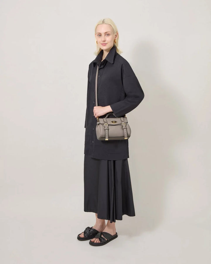 Mini Alexa Cashmere Taupe Heavy Grain