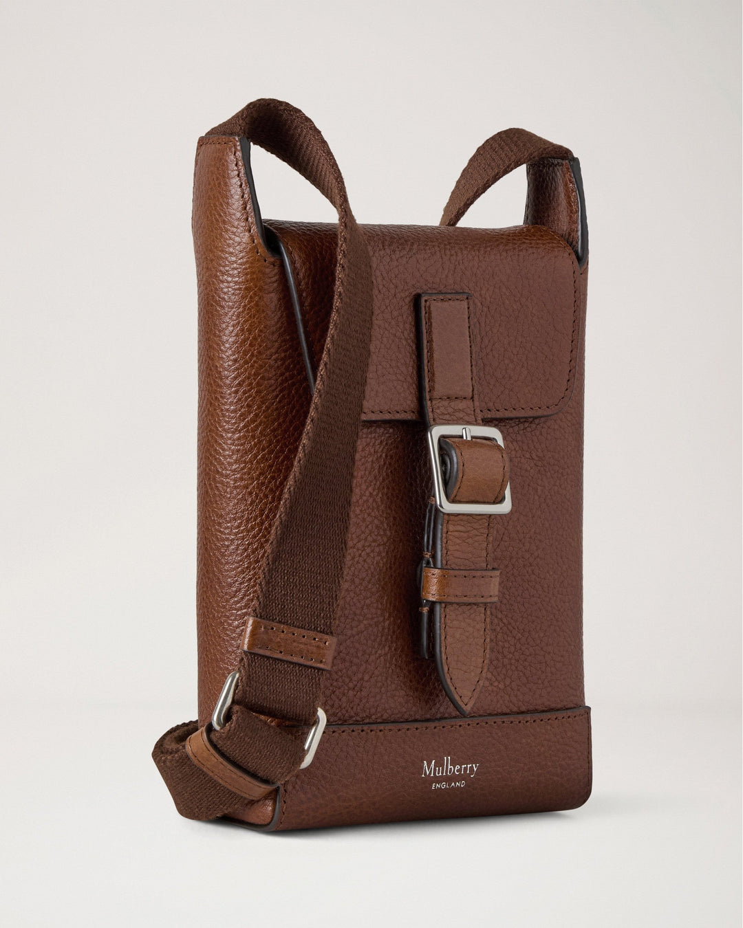 Chiltern Phone Pouch Oak Natural Vegetable Tanned