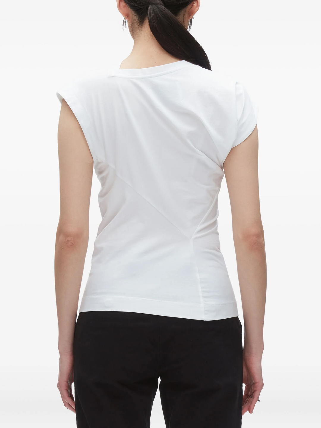 Draped Asymmetric T-Shirt