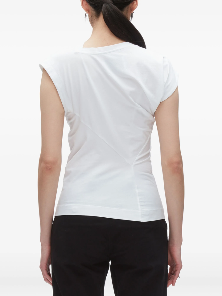 Draped Asymmetric T-Shirt