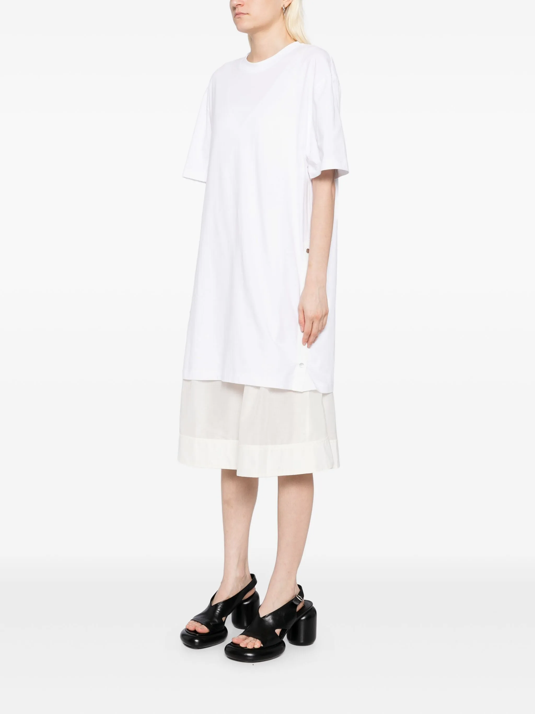 Oversized T-Shirt Combo Dress