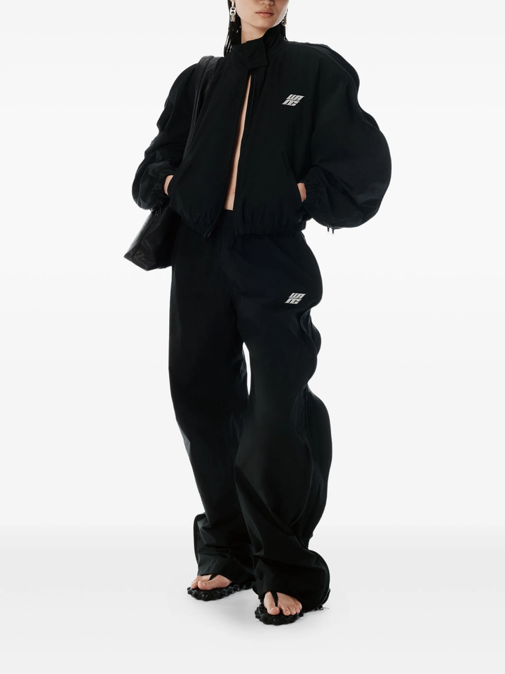 Mid-Rise Zip Track Pant