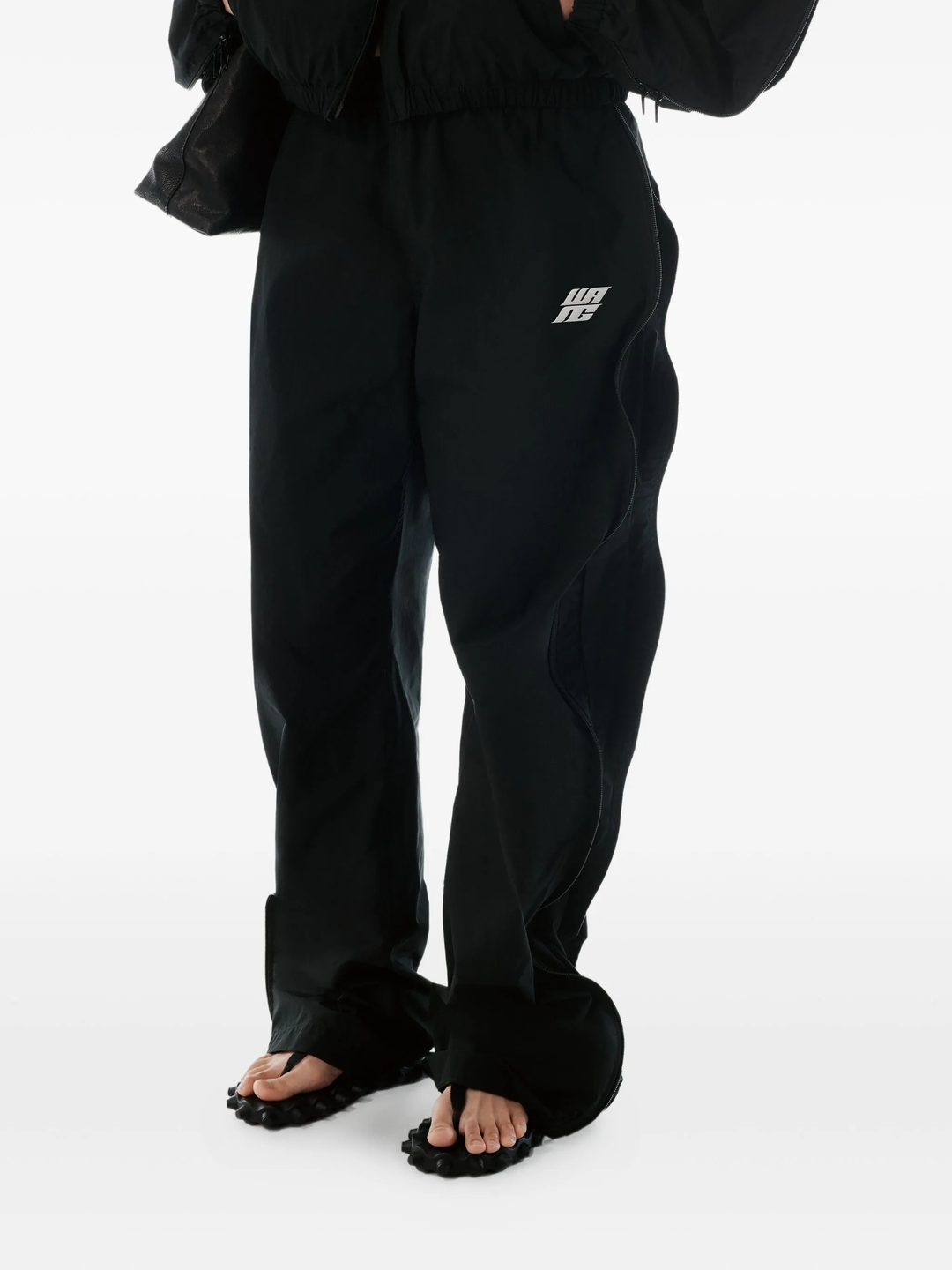 Mid-Rise Zip Track Pant
