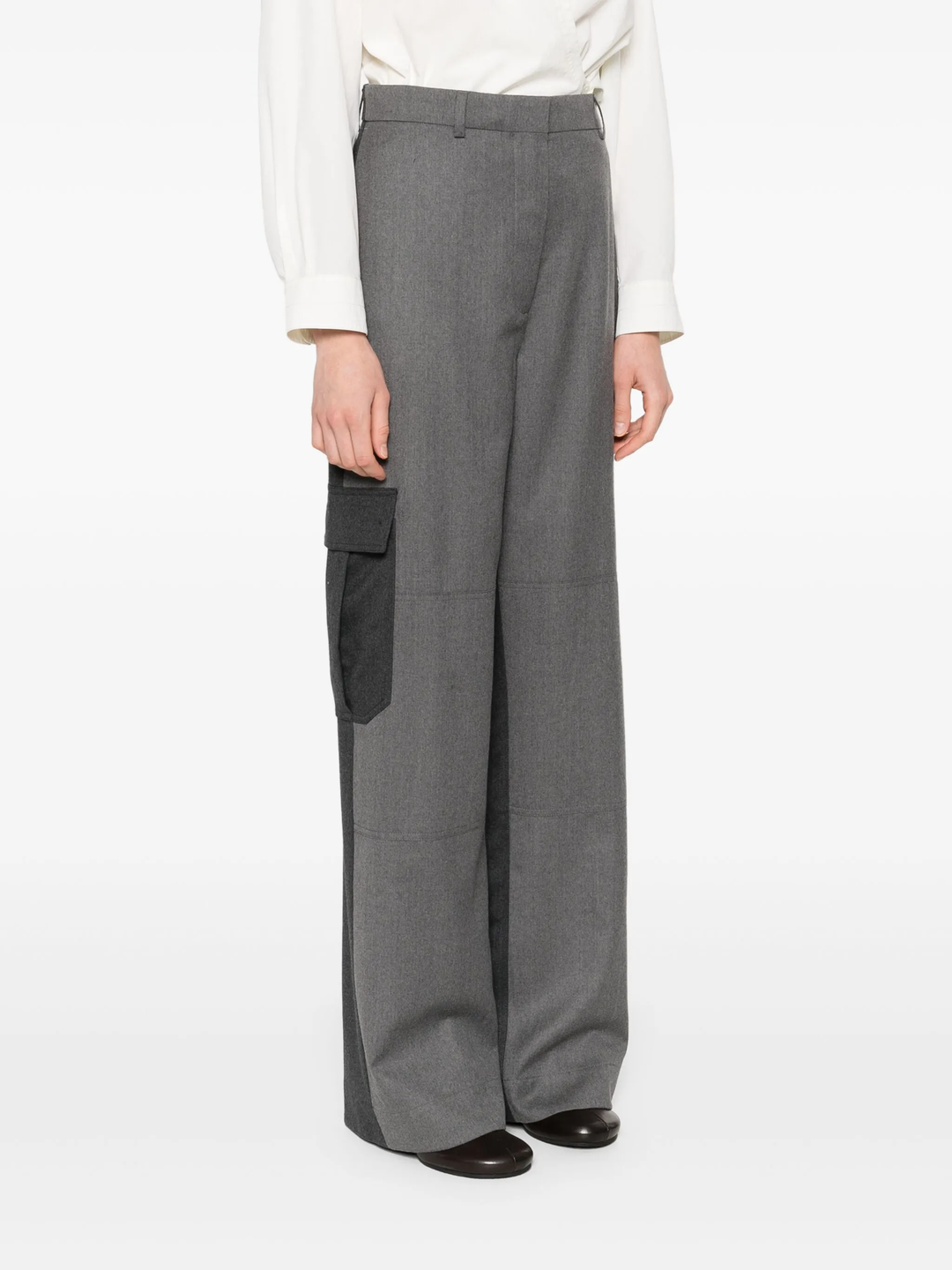 Mixed Flannel Trousers