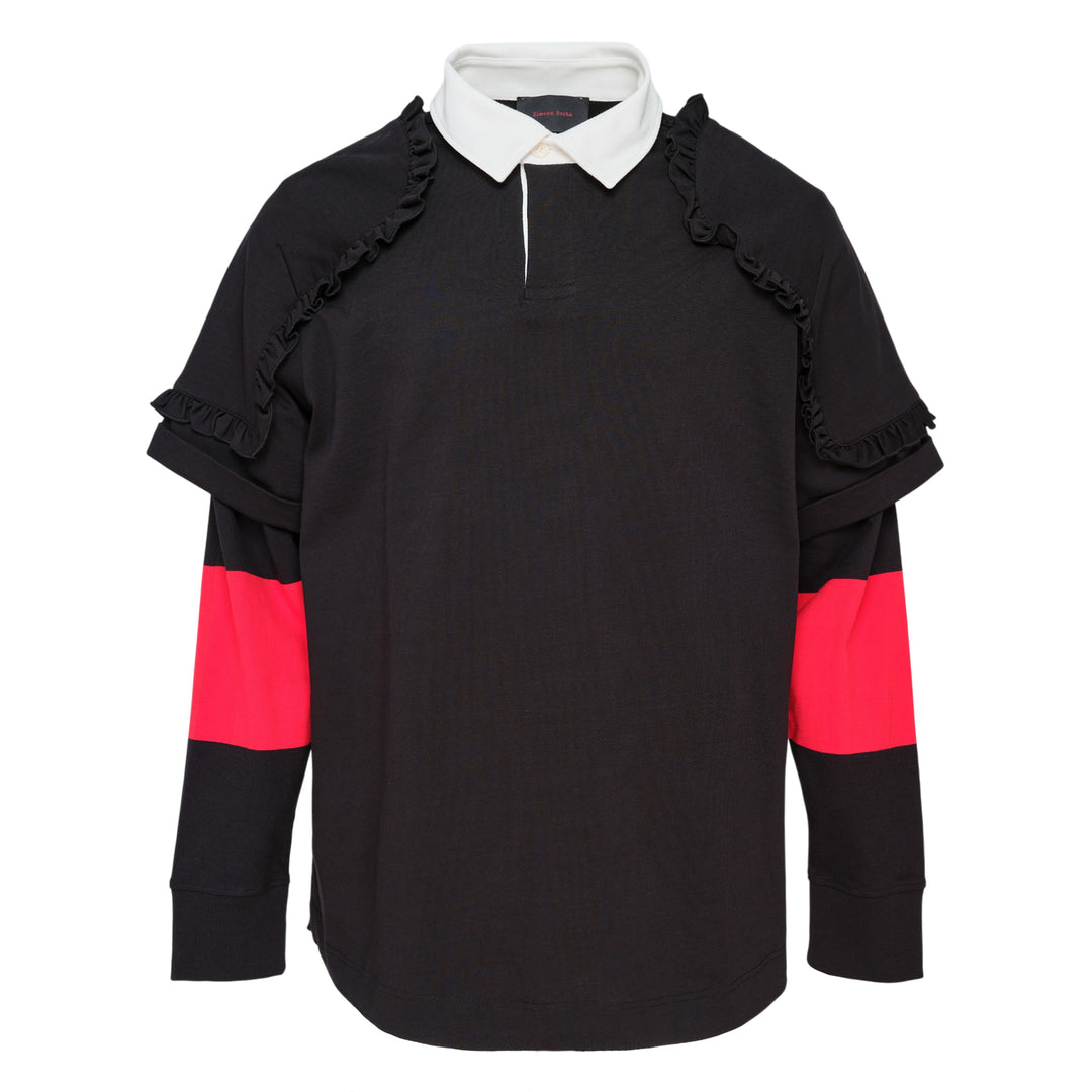 Layered Ruffle Rugby Shirt