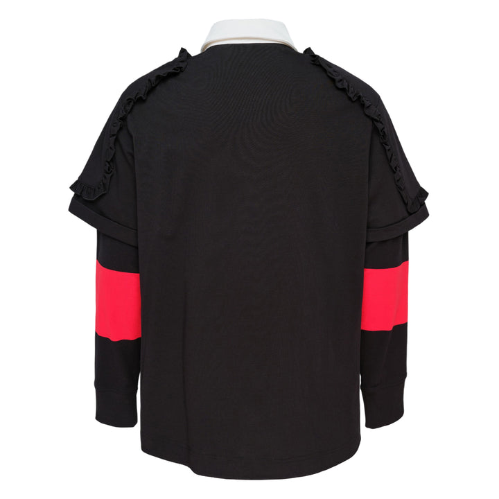 Layered Ruffle Rugby Shirt