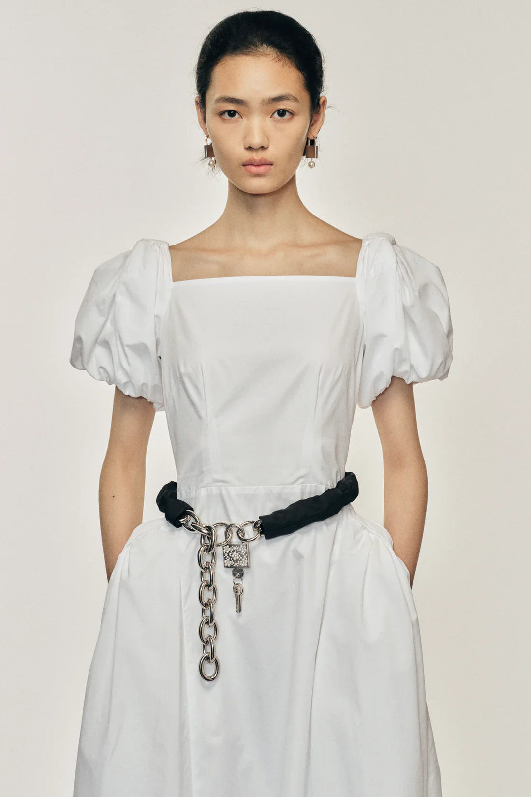 Sleeve Chain Padlock Belt