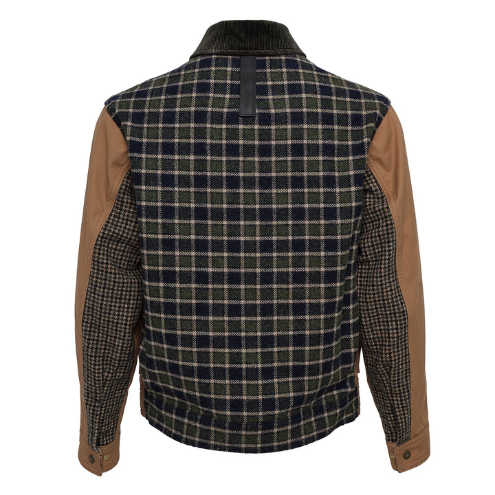 Cotton Oxford X Wool Nylon Blouson