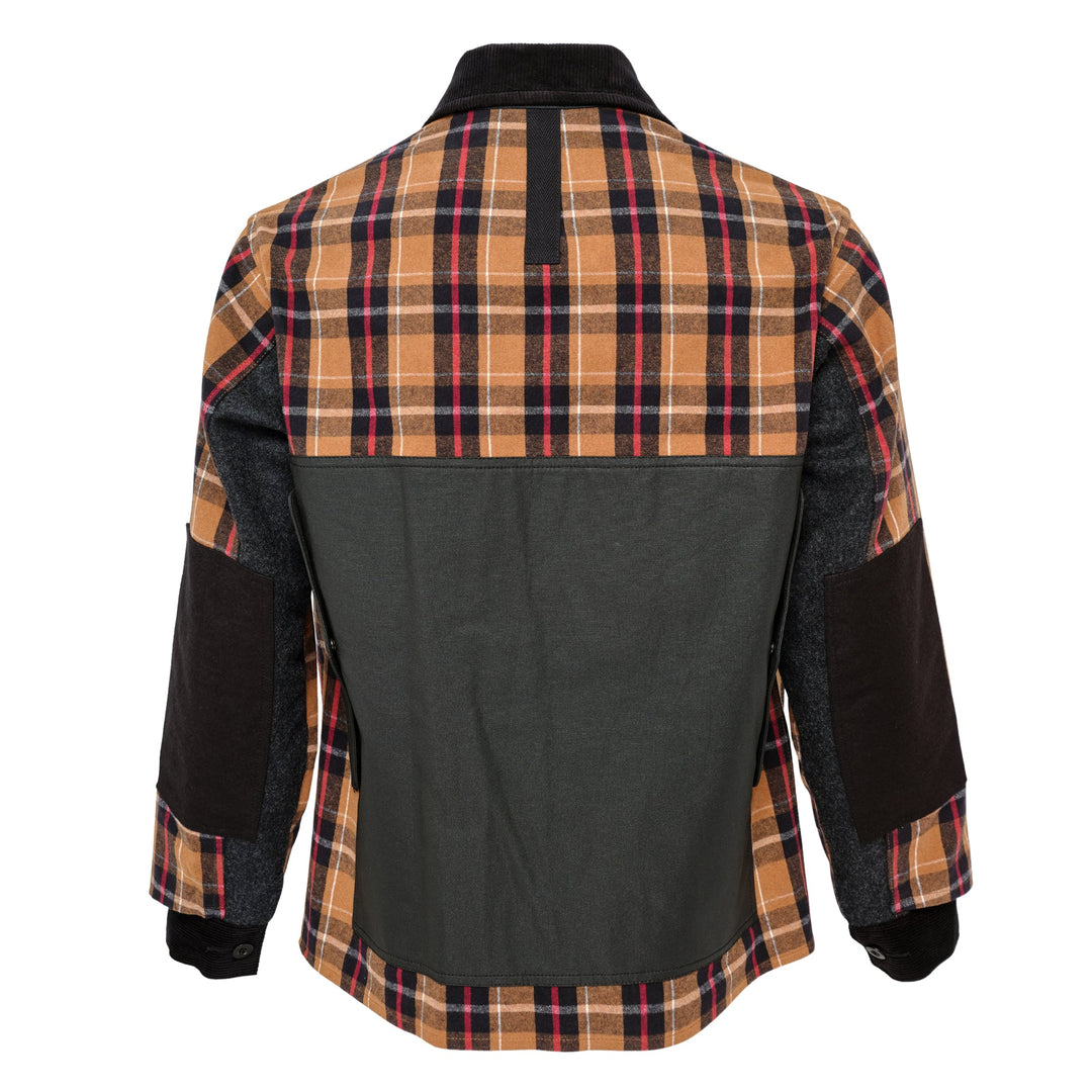 Cotton Flannel Check X Cotton Blouson