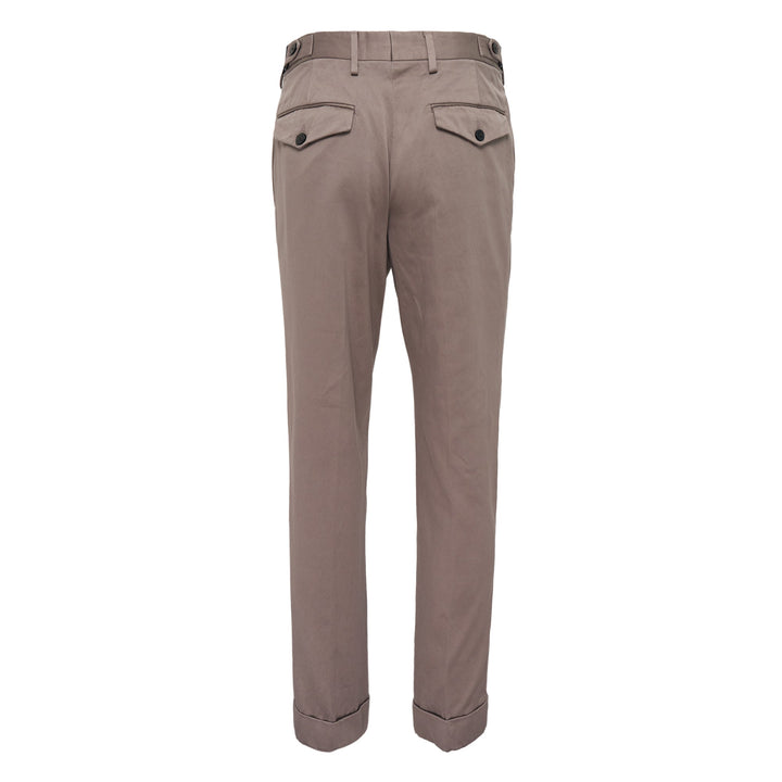 Regular Fit Cropped Cuff Pants