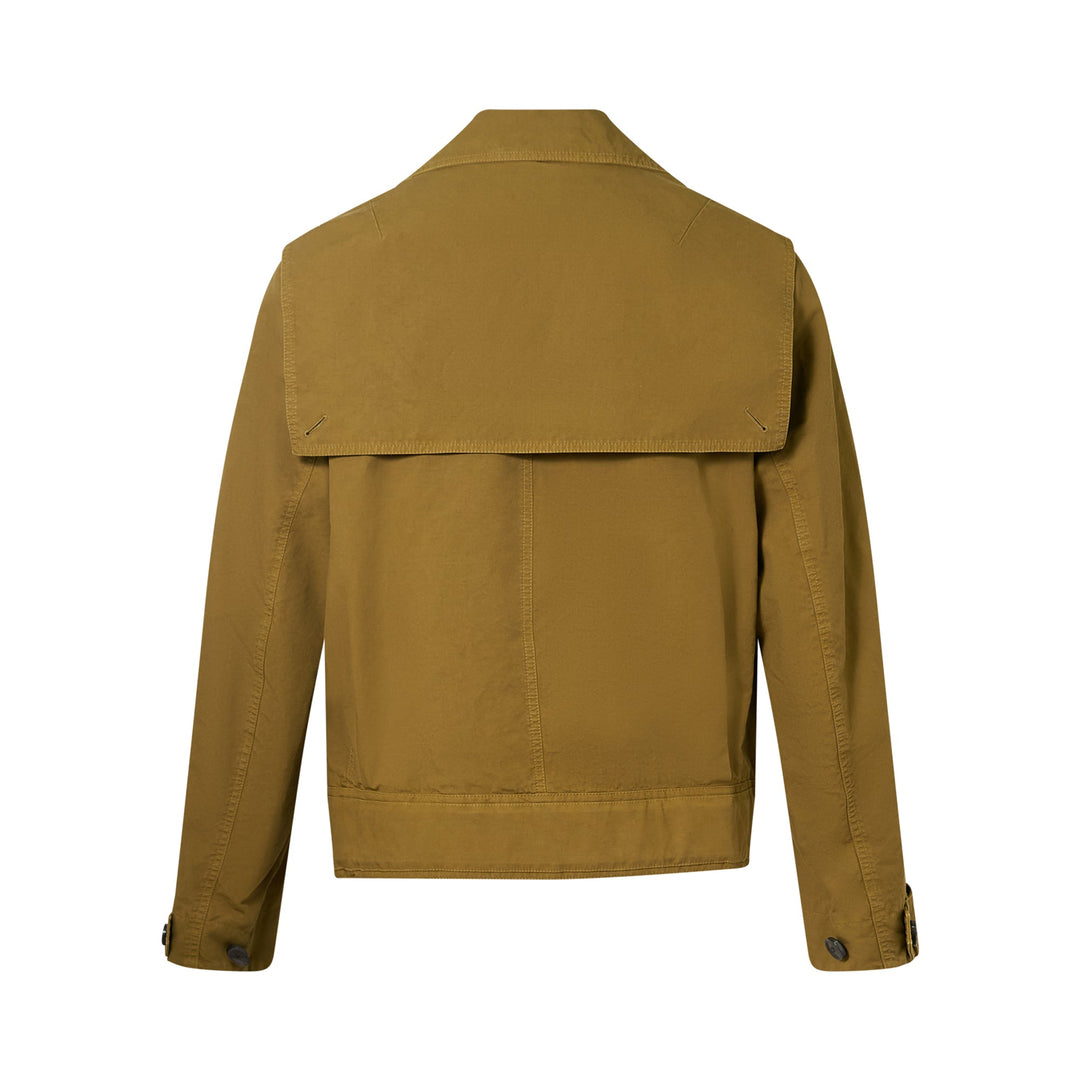 Overdyed Double Weave Compact Blouson