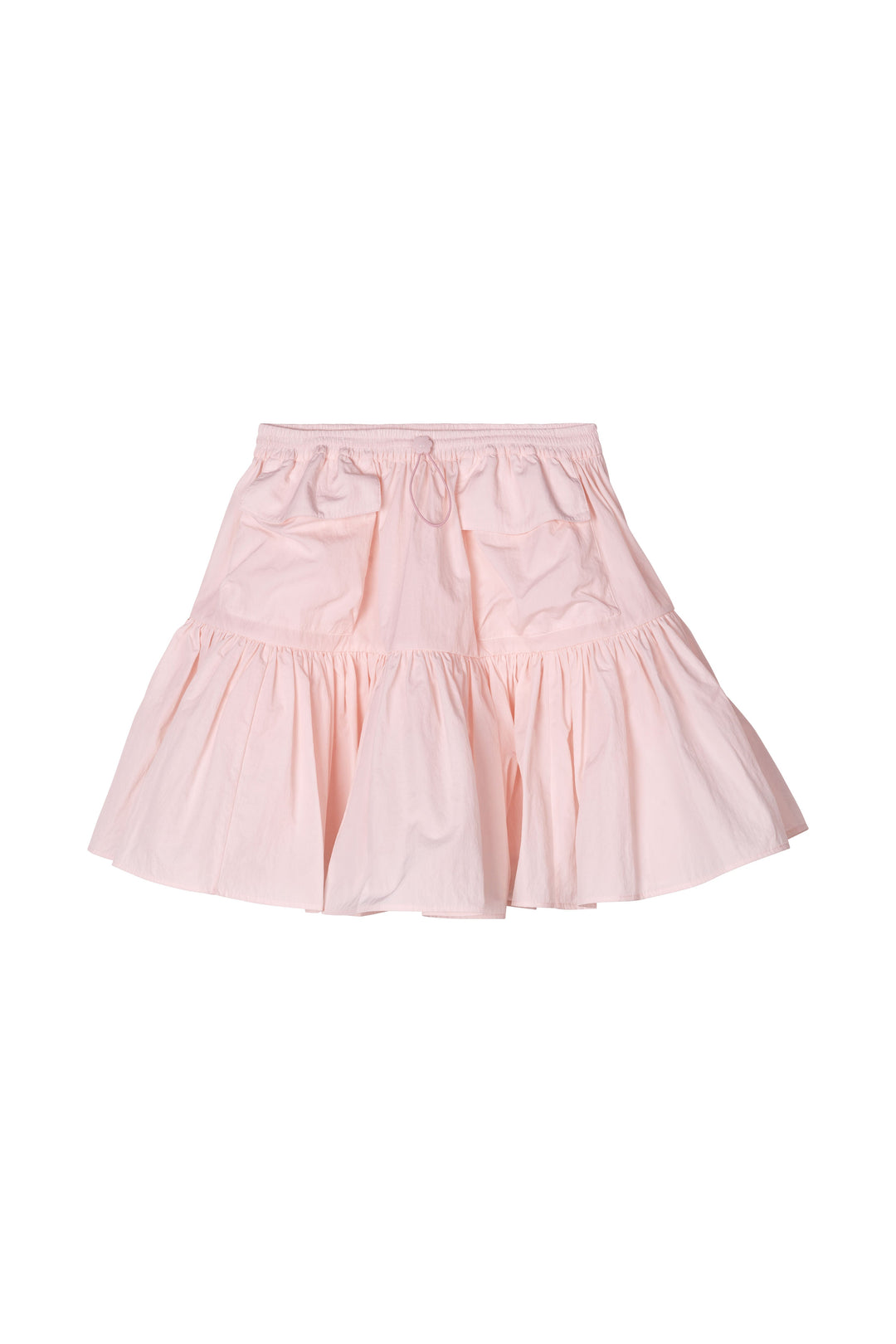 Elastic Waist Tiered Skirt
