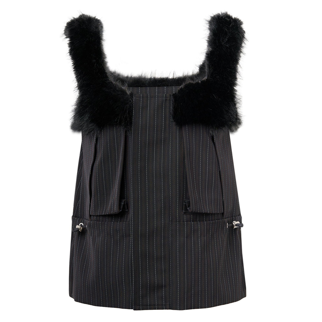 Stripe Doeskin Tank Top