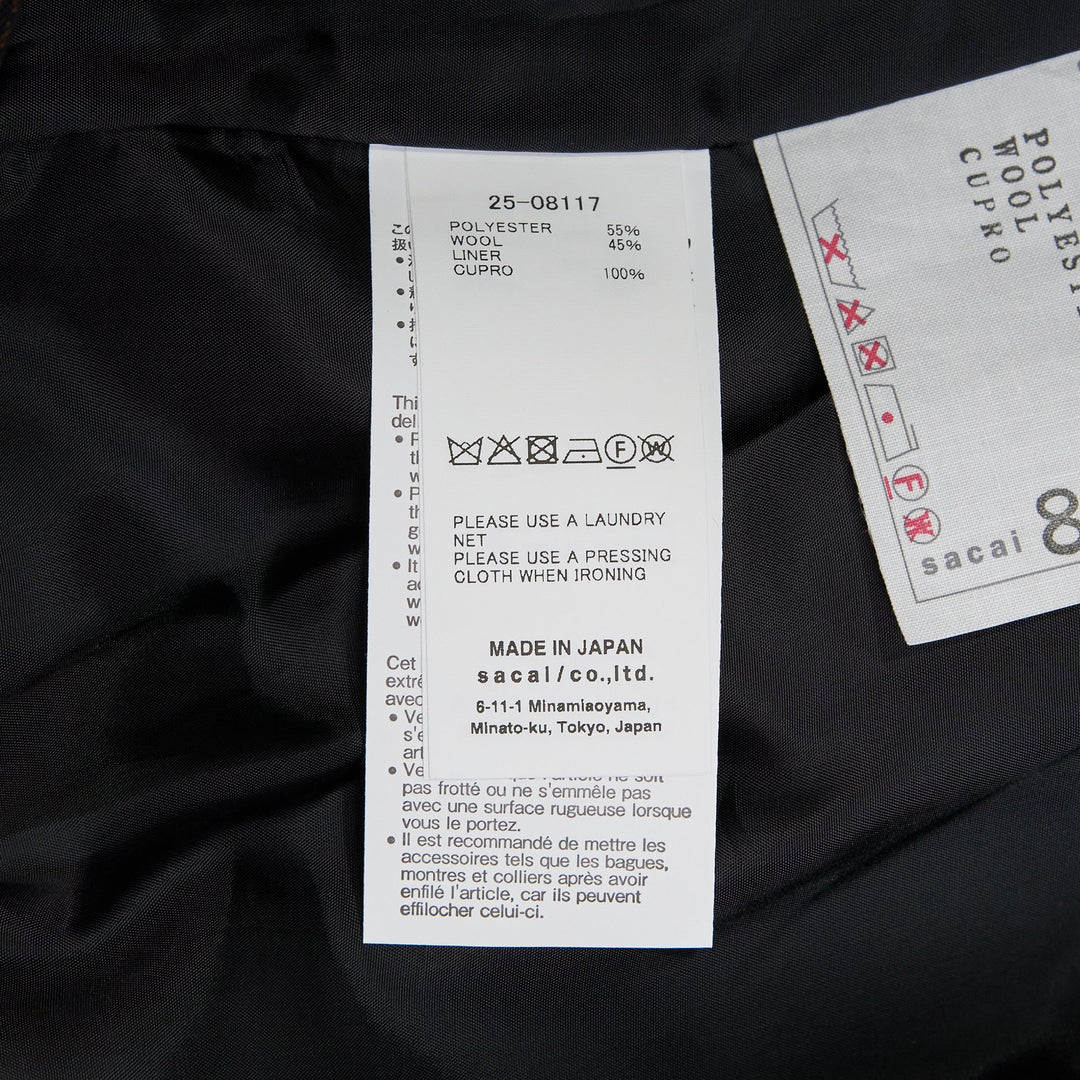 Stripe Doeskin Skirt