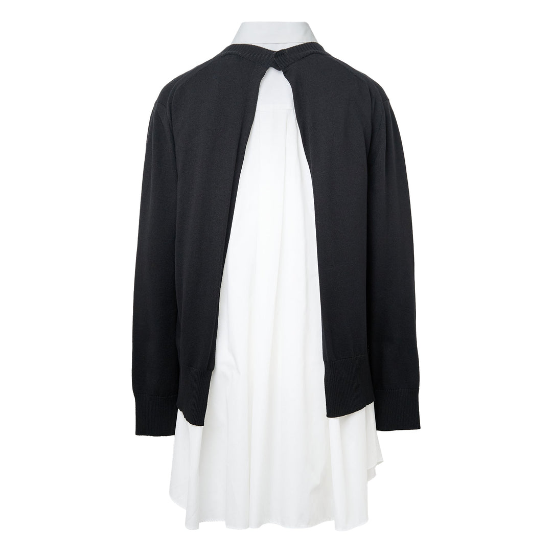 Poplin x Cotton Knit Dress