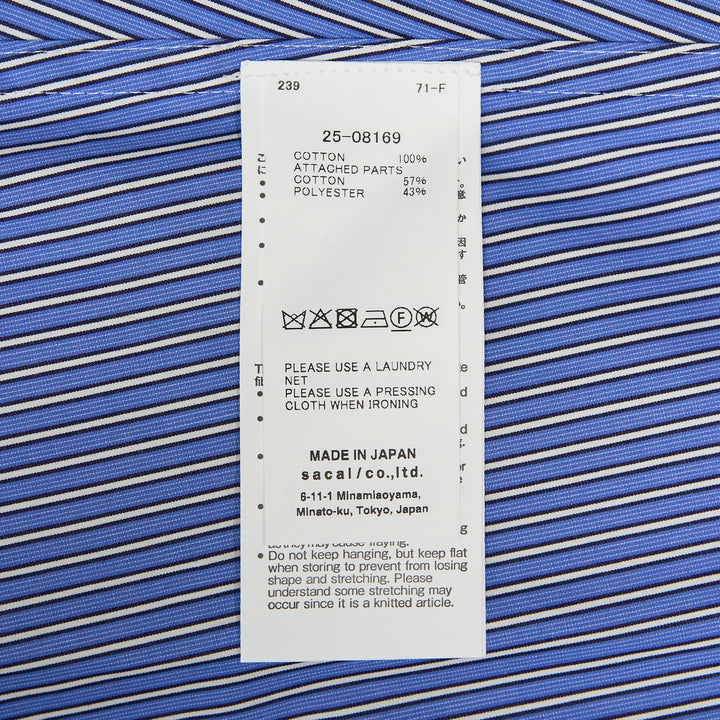 Poplin x Cotton Knit Dress