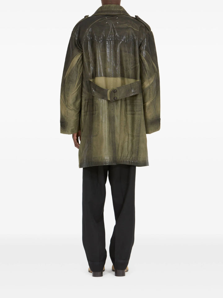 Brushed Cotton Satin Coat