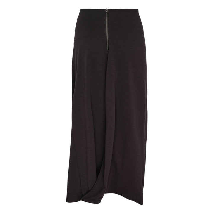 Twisted Hem Maxi Skirt