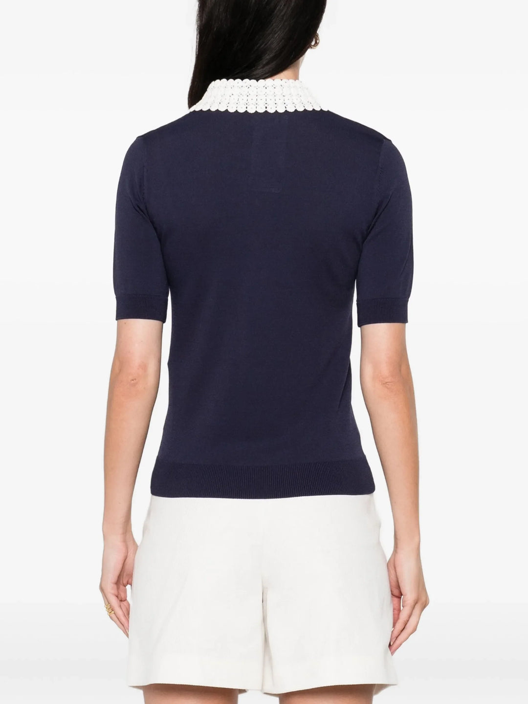 Polo Knit Top
