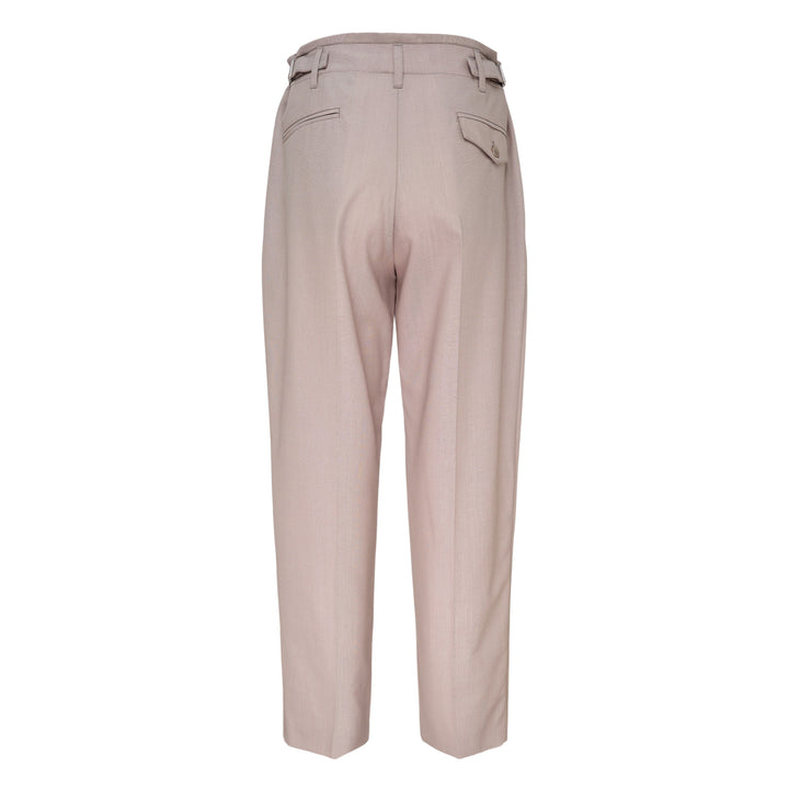 Pleated Tropical Wool Pants