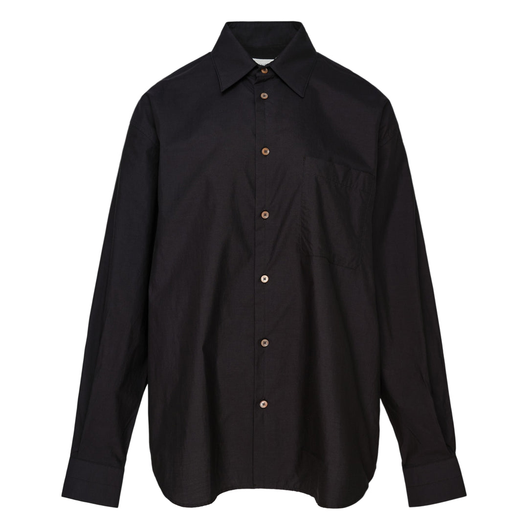 Regular Long Sleeve Washed Cotton Shirt