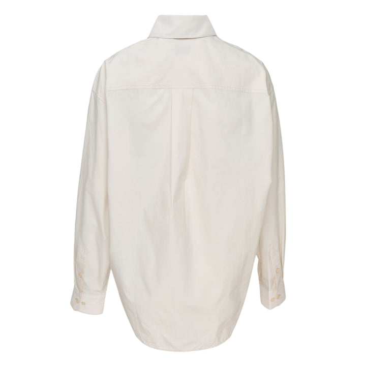 Regular Long Sleeve Washed Cotton Shirt