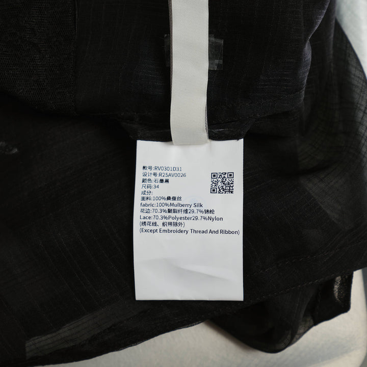 Silk Sheer Cropped Top