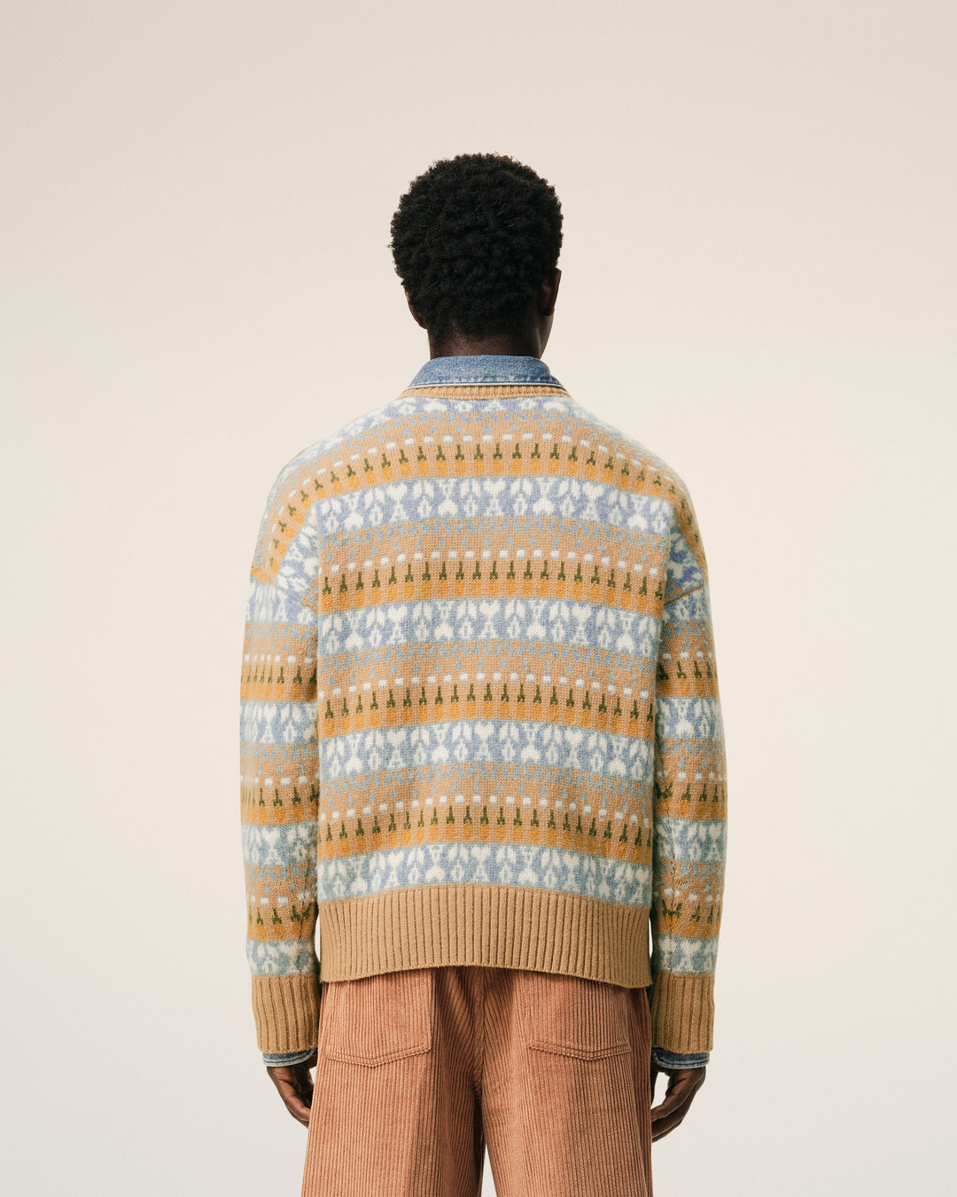 Xmas Boxy Jacquard Crewneck Sweater