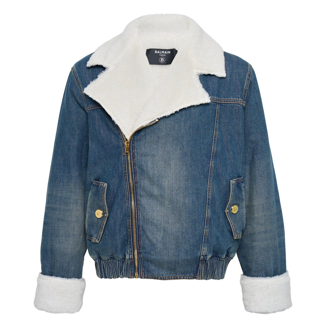 Ecoshearling Denim Jacket