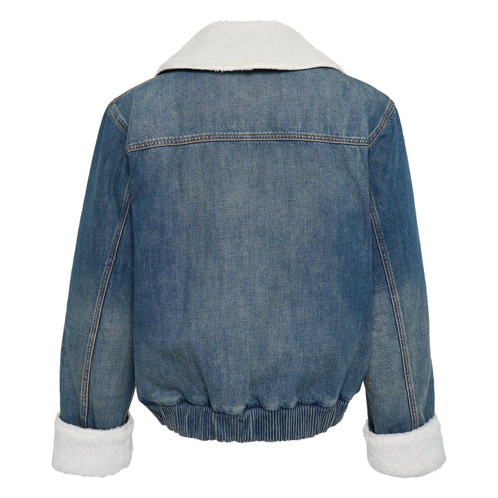 Ecoshearling Denim Jacket