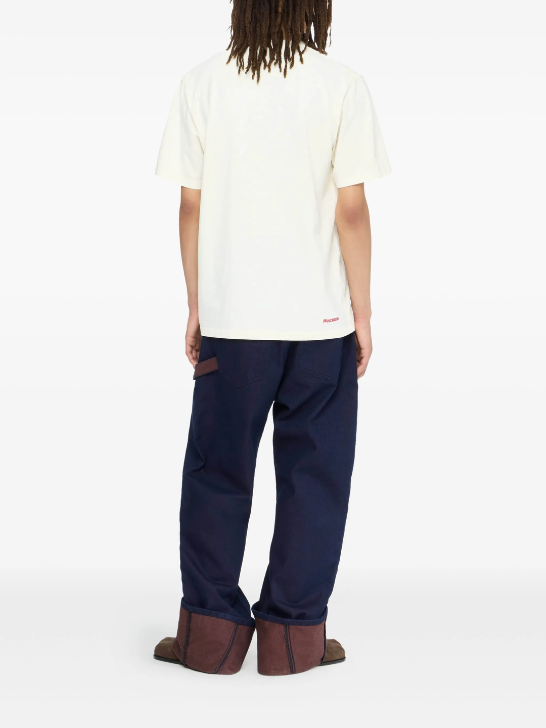 Contrast Embroidery T-Shirt