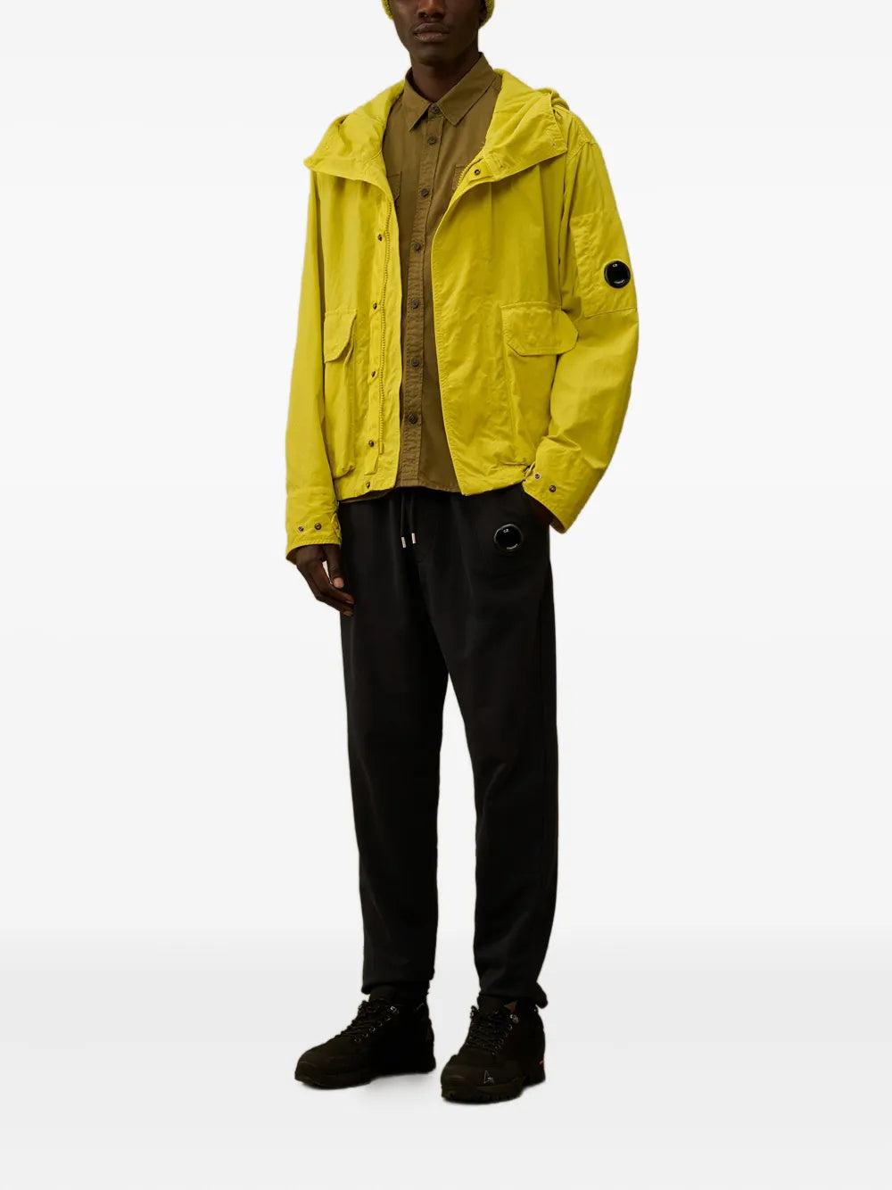 Twill Hooded Short Jacket