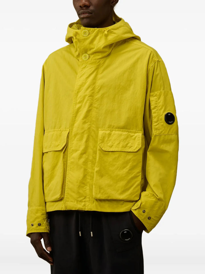 Twill Hooded Short Jacket