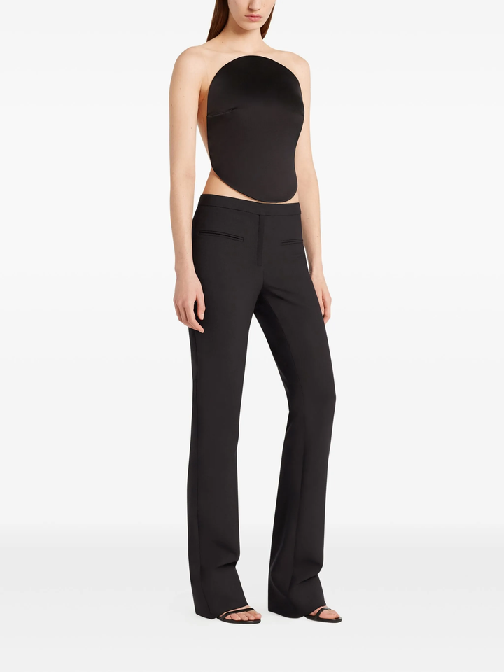 Illusion Circle Satin Bodysuit