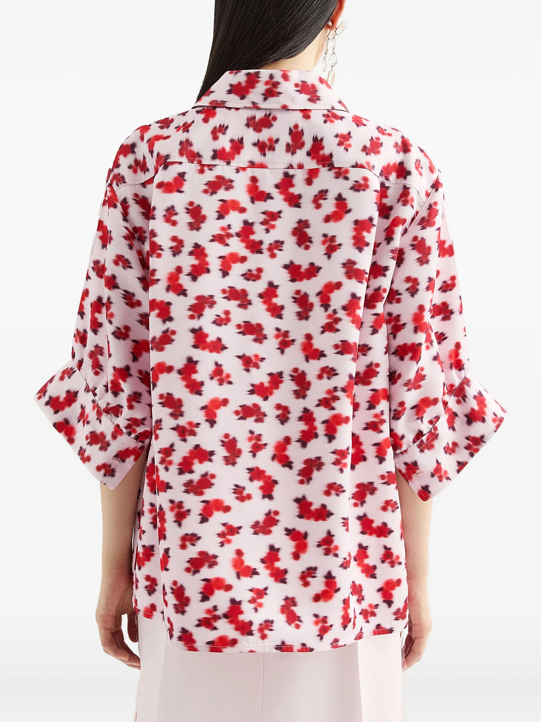 Fluid Viscose Printed Shirt