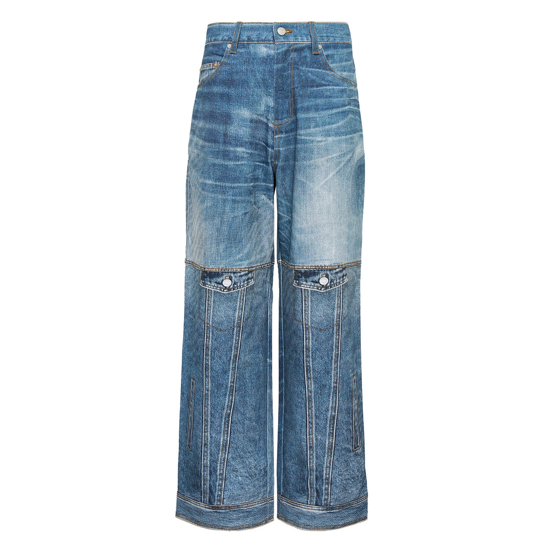 Unisex Custom-Like Printed Denim