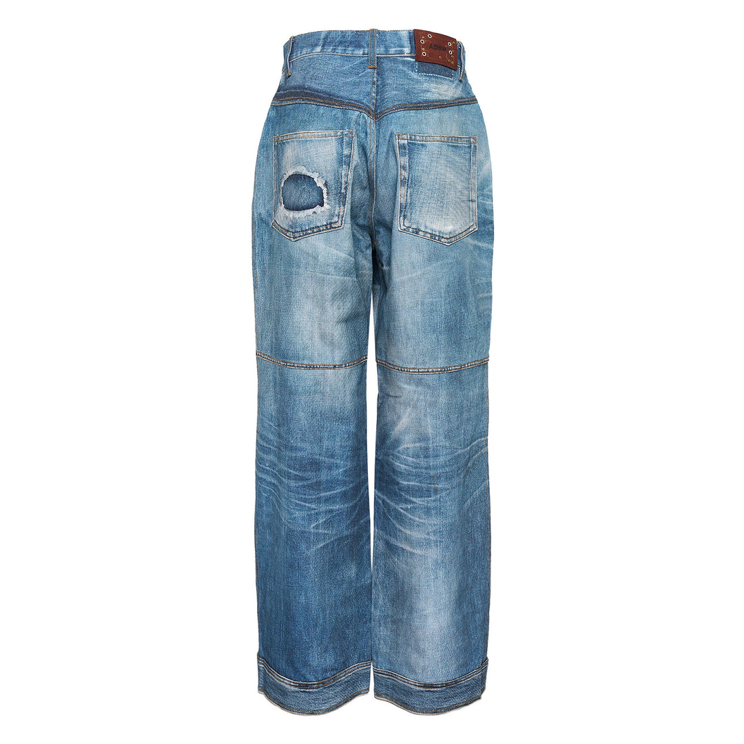 Unisex Custom-Like Printed Denim