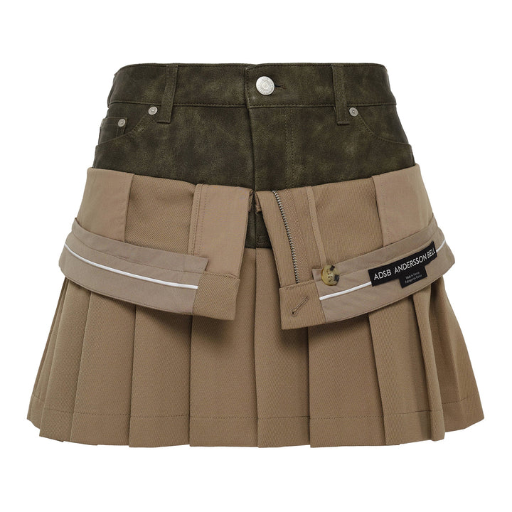 Inside Out Pleats Skirt