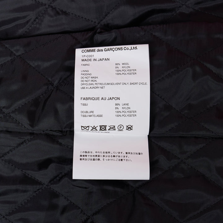 Tweed Herringbone Double-Breasted Coat