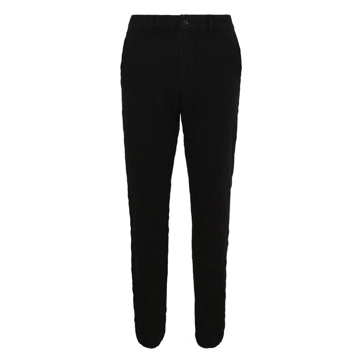 Wool Nylon Tweed Straight Pants