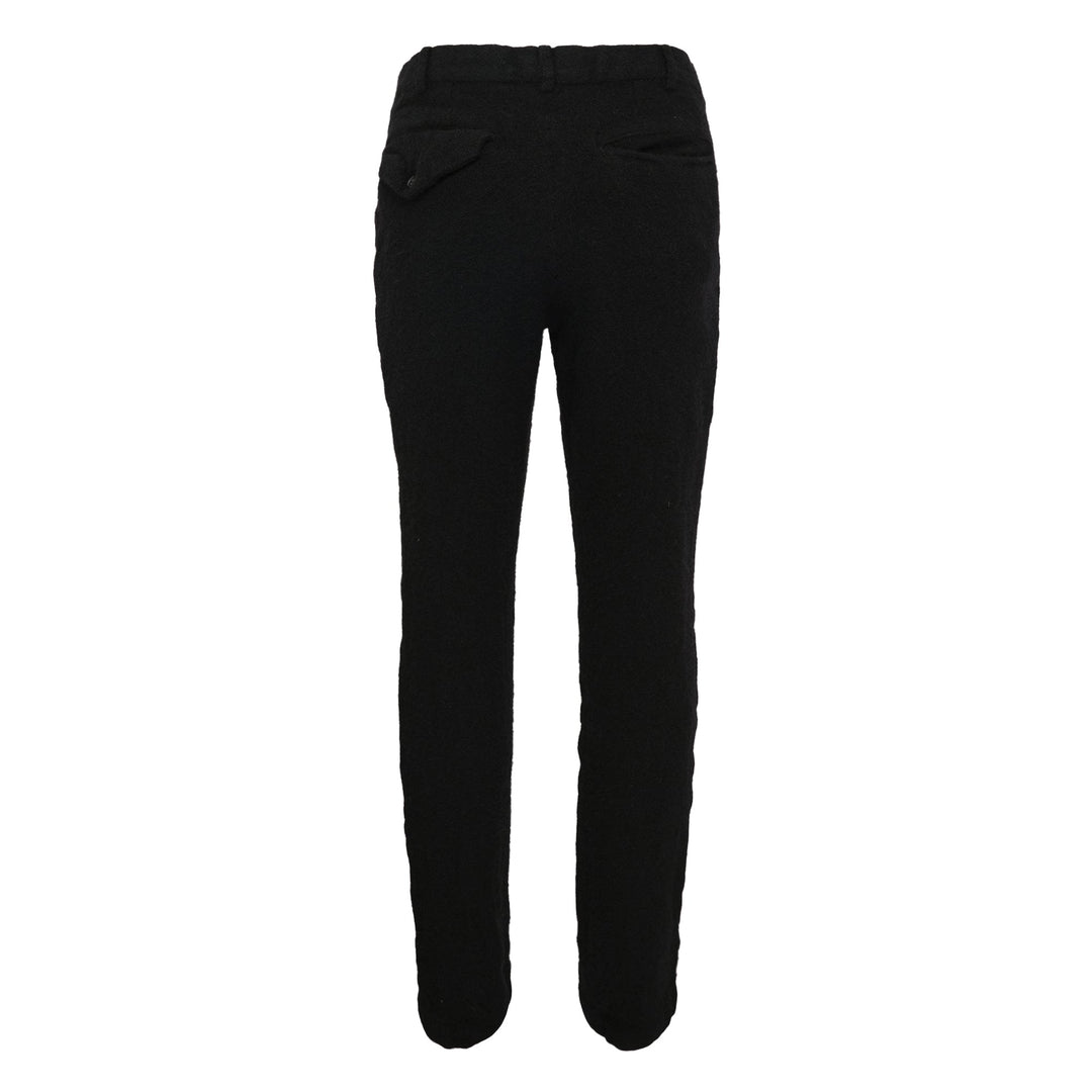 Wool Nylon Tweed Straight Pants