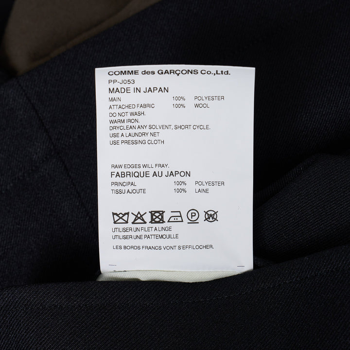 Polyester Gabardine x Wool Jacket