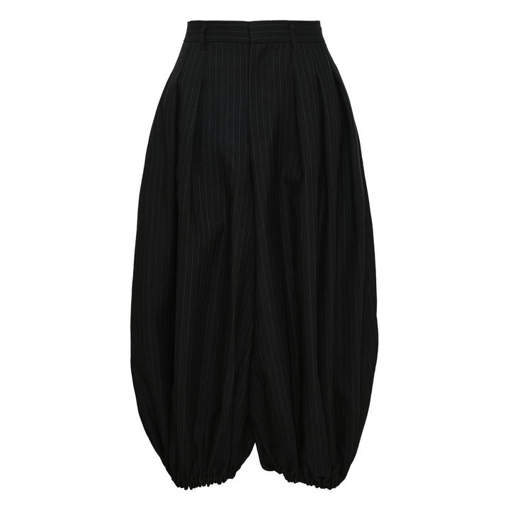 Wool Basket Stripe Pants