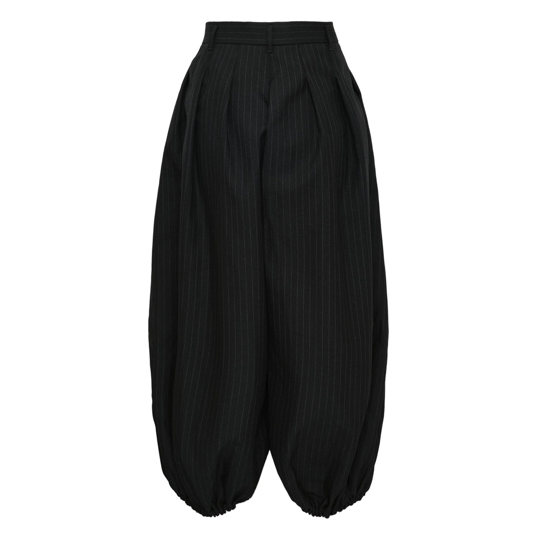 Wool Basket Stripe Pants